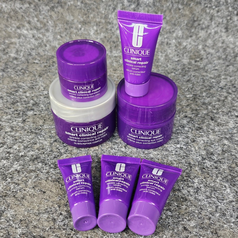 Clinique Smart Clinical Repair Wrinkle Correcting Serum, Lot of 7 sample sizes